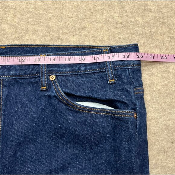 Vintage Levi's 505 Orange Tab Straight Leg Medium Wash Denim Jeans 42 X 34 - Picture 8 of 10